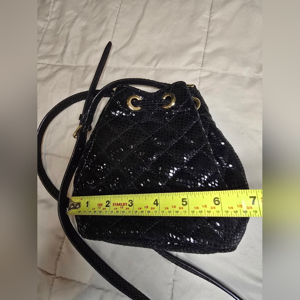 Michael Kors Black Sequin Drawstring Bag - Picture 2 of 5